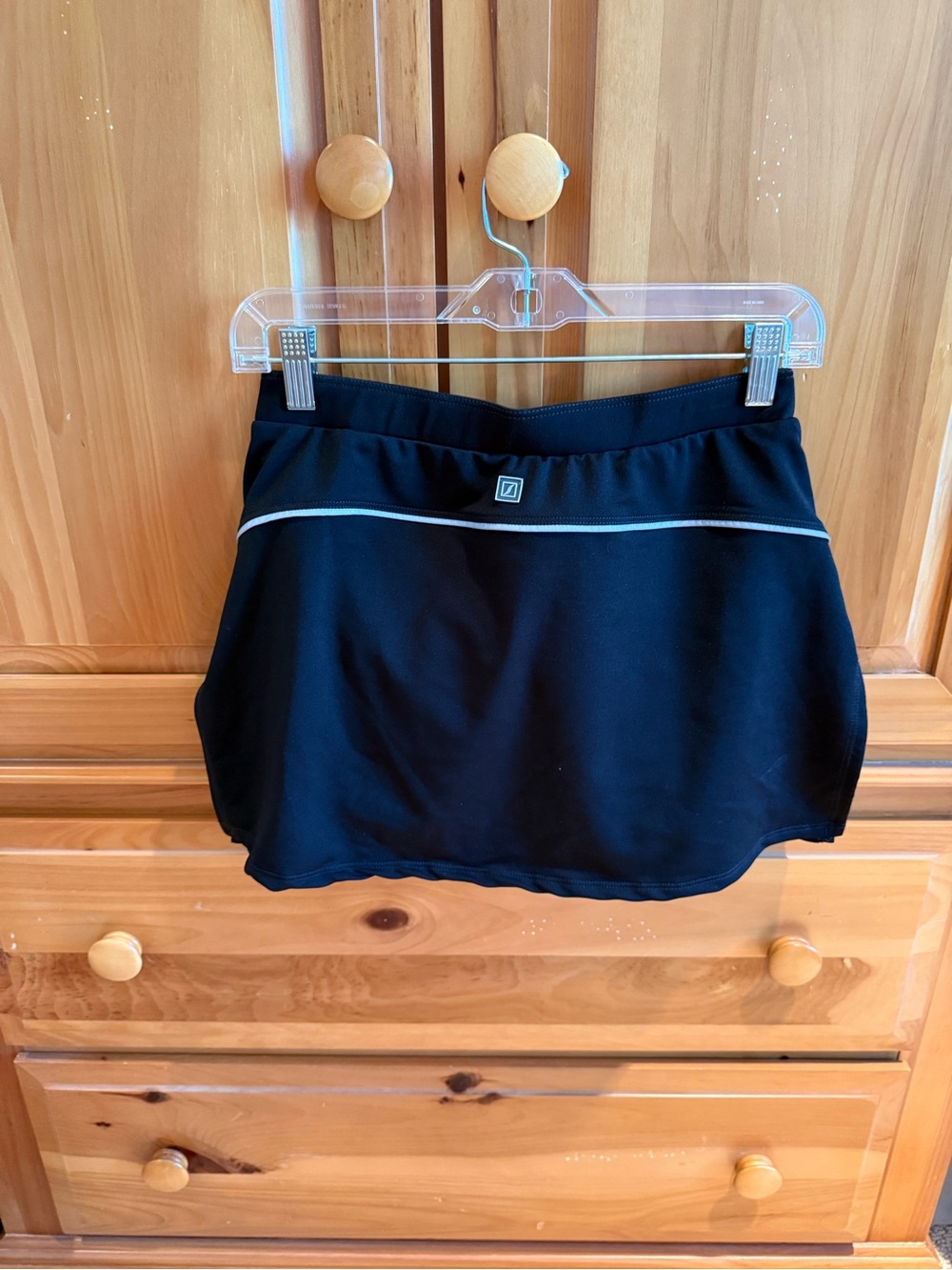 Black Active Biking Skort with padding. - Picture 2 of 9